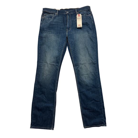 NWT, Men's Levi's 514 Blue Jeans/Pants size 40X34 STRETCH; Blank Red Tab - Picture 1 of 11